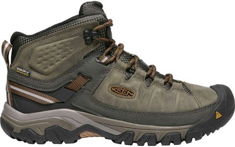 KEEN Men’s Targhee 3 Waterproof Hiking Boots, Black Olive, Size 12