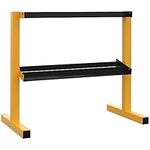 SPORTNOW Dumbbell Rack Stand, 2-Tier Weight Storage Organiser, Stable Dumbbell Holder for Home Gym, 270kg Capacity