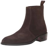 Steve Madden Men's Huston Western Boot, Brown Suede, 9 UK