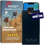 PHOOZY Ultra-Durable Thermal Phone Case for Extreme Cold | Insulated Phone Case Extends Battery Life 4X | Snowboard & Ski Gear | As Seen on Shark Tank (XP3 Black-Large)