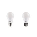 Cree Lighting Exceptional Series A19 Bulb, 5000K Dimmable LED Bulb, 40W + 460 Lumens, Daylight, 2 Pack