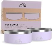 ALPINE Set of 2 Stainless Steel Dog
