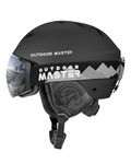 OutdoorMaster Ski Helmet Set,Kelvin Ski Helmet with Ski Goggles PRO - Snowboard Helmet Set for Men, Women & Youth