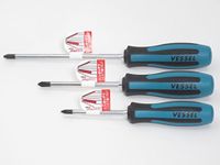 Vessel Megadora 900 +1x75 +2x100 +2x150 Cross Point Driver Set of Three Items Original Silicone Cap