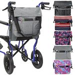 Vive Wheelchair Bag - Electric Wheel Chair Walker Accessories Pouch for Adults, Seniors, 15 Colors - Large Tote Accessory to Hang on Back, Power Transport Storage Travel Backpack for Men, Women