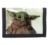 Disney Star Wars The Mandalorian The Child Baby Yoda Card and Coin Tri-Fold Wallet