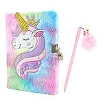 RTUDOPUYT Unicorn Diary with Lock f