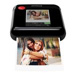 Polaroid WiFi Wireless 3x4 Portable Mobile Photo Printer (Black) with LCD Touch Screen, Compatible w/iOS & Android.