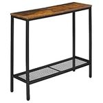 ELYKEN Small Console Table with Met