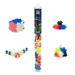 Plus-Plus - Tube Glow in The Dark - 70 Pieces - Interlocking Building Blocks and Construction Set - STEM Toy for Kids - Age 5 to 12 Years - P5136