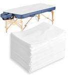 INNOVIO Disposable Non-Woven Massage Sheets,100PCS Beauty Bed Cover, Waterproof Massage Table Sheet for for Beauty Salon, SPA Club, Massage Table, Hospital, Tattoo Club, 80x180cm