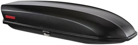 YAKIMA - SkyBox Aerodynamic Rooftop Cargo Box for Cars, Wagons and SUVs, 21 (adds 21 cubic ft. of storage), Carbonite