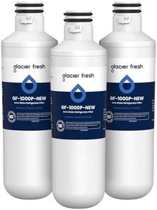 GLACIER FRESH Water Filter LT1000PC Replacement for Refrigerator, Compatible with MDJ64844601, ADQ747935 ADQ74793504 Water Filter (3 Pack)