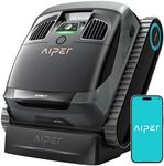 AIPER Cordless Robotic Pool Cleaner, Black & Silver