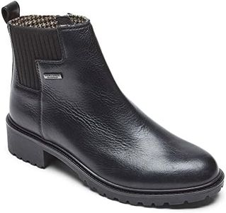 Rockport Women's Ryleigh Gore Chelsea Waterproof Boot, Black WP, 7