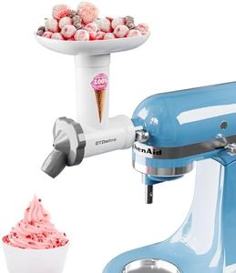 OTOmitra Natural Ice Cream Maker Attachment for Kitchen aid Stand Mixer, Frozen Dessert Maker, Fruit Sorbet Machine, Dairy-Free Frozen Fruit Soft Serve Maker, Natural Ice Cream Desserts Attachment