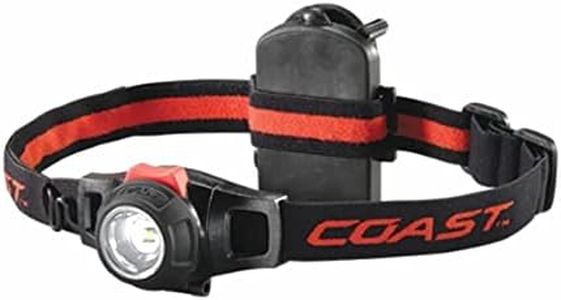 Coast HL7 High Powered LED Headlamp, 285 Lumens, 127m Beam Distance, 85h Runtime