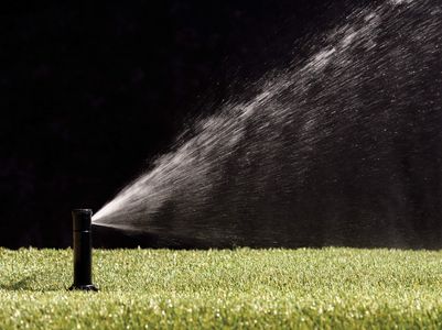 Rain Bird In-Ground Automatic Sprinkler System Kit – Easy Install, Black