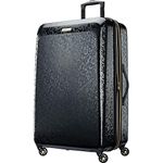 American Tourister Belle Voyage Hardside Luggage with Spinner Wheels, Black, 28", Belle Voyage Hardside Luggage with Spinner Wheels