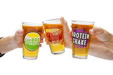 BigMouth Inc Beer Bro's Beer Glass Set