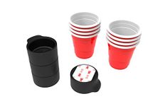 Big Shots Shooter Ski Kit, Peel-and-Stick Adhesive Mounts, No Tools Required, Fits All Standard Size Shot Glasses, 4 Mounts (Bombdiggity Black)