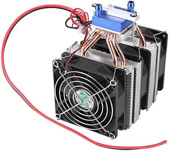 XTevu Water Chiller, Thermoelectric Cooler Aquarium Cooling System with Semiconductor Refrigeration Unit, 120W Water Cooler for Fish Tank, Suitable for 30L Aquarium