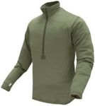 Condor Outdoor Base II Zip Pullover Long Sleeve Fleece Shirt #603 OD- Small S Olive Drab