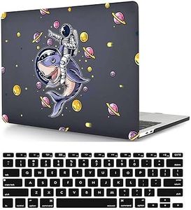 Estuche Dura para Macbook Pro 13 Pulgadas A1706 A1708 A1989 A2159 A2251 A2289 A2338 M1 2020 2019 2018 2017 2016 Versión, Funda Protettiva Delgada in Plastica & Cubierta de Teclado, Astronauta
