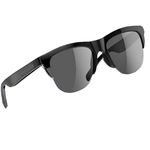 Clefairy Bluetooth Audio Smart Glasses for Men Women, Smart Sunglasses with Speakers and Mics Open Ear Music Hands-Free Calling, Volume Control, Anti-UV Lens, IP4 Waterproof Classic Black
