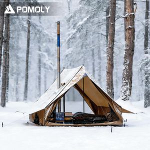 POMOLY CHALET 70 Pro Portable Cabin Tent with Stove Jack – 2-3 Person Camping