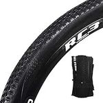 Mountain Bike Replacement Tire, Folding MTB Performance Tires 60TPI Bicycle Wheel Clincher Tire, Non-Slip Anti-Puncture Resistant Low Rolling Resistance Lightweight Off-Road Tires,27.5x2.1