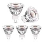 DoRight 3W MR11 LED Bulb Warm White 3000K 12V Mini GU4 Spotlight Bulbs 40 * 35MM 2 Pin Base Equivalent 25W Halogen Lamp for Recessed, Landscape, Track Lighting Pack of 5