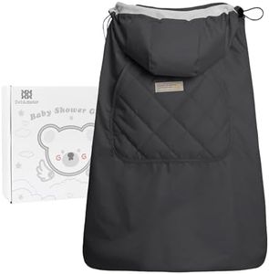 Bebamour Baby Carrier Winter Cover Universal Hoodie All Season Carrier Cover for Baby Carrier (Dark Grey)