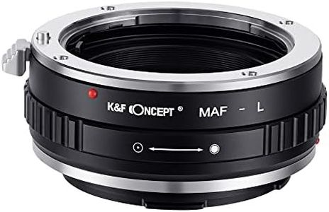 K&F Concept Lens Mount Adapter MAF-L Manual Focus Compatible with Sony A (Minolta AF) Lens to L Mount Camera Body