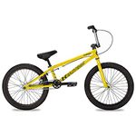 Eastern Bikes Lowdown 20-Inch BMX Bike – Hi-Tensile Steel Frame, Freestyle Stunt Bike for Kids, Teens & Adults – Beginner-Friendly, Durable for Street, Urban & Park Riding. (Yellow & Chrome)