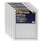 Filtrete MPR 1900 24 x 24 x 1 Healthy Living Ultimate Allergen Reduction AC Furnace Air Filter, Guaranteed Airflow up to 90 days, 6-Pack