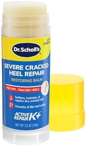 Dr. Scholl's Severe Cracked Heel Repair Restoring Balm 2.5oz, with 25% Urea for Dry, Cracked Feet, Heals and Moisturizes for Healthy Feet