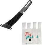 Tidy Hook Auto The Only Side of The Seat Headrest Bag Holder That Doesn't Compromise Rear Passenger Leg Room and is Easy to Reach for Driver and Front and Rear Passengers