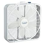 Lasko 3720 Premium Weather-Shield Box Fan - 508mm Diameter - White