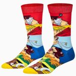 Odd Sox, Street Fighter 2 Characters Funny Crew Socks, Video Games, Assorted, Street Fighter Mash Up, Large