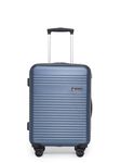 Swiss Military Pluto Navy Blue Hard-Sided Luggage Trolley Bag | Fixed Combination Lock | Polycarbonate | Zipper Divider | Lightweight | 20 inch