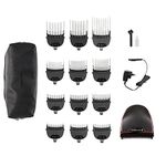 Remington Quick Cut Pro Hair Clippers (Cordless, 70-Minute Usage, Quick Charge, Faster Cutting, Turbo Boost, Curve Cut Blades, Grading, Tapering & Trimming, 12 Guide Combs 1.5-15mm, Waterproof) HC4300