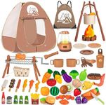 NisKaqsn 80PCS Kids Camping Toys Se