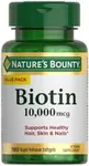 Nature's Bounty Biotin, Supports He