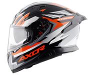 Axor Apex Streak Black Orange Helmet-M