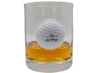 solo-pro master your game Golf Gifts for Men, Whiskey Glass with Real Golf Ball Embedded, Unique Birthday Golf Gift Fathers Day