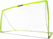 Franklin Sports Blackhawk Backyard Soccer Goal - Portable Kids Soccer Net - Pop Up Folding Indoor + Outdoor Goals - 12' x 6' - Optic Yellow