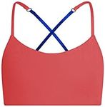 Bleum Active Bra - Comfortable Sports Training & First Bra (7-8, Blue-Persimmon, Numeric_8)