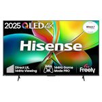 Hisense 65" 65E78QTUK PRO 144Hz QLED Smart AI TV - Hi-View AI Engine, 144Hz Game Mode PRO, Dolby Atmos, Quantum Dot Colour with Freely, Disney +, YouTube, Netflix