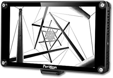 PortKeys HS7T 4k Camera Monitor 7 Inch 1200 Nit On Camera Monitor,with 3G-SDI/HDMI Inputs&Outputs/3D LUT,Support Claymore,for Sony A6500 A73/Canon 5D/Panasonic GH4 GH5 GH5S/Nikon D3500 Cameras Shooting
